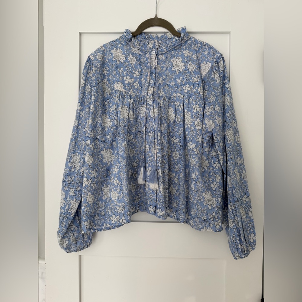 Like New-Marea Georgia Slate Top in Light Blue - Picture 4 of 5